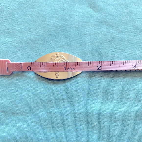 ADULT- 925 Italian Silver Medic alert bra… - Picture 3 of 5
